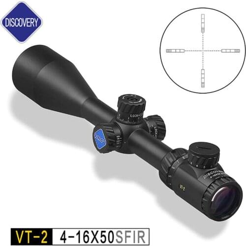 Discovery Hunting Rifle Scope 4-16x50 SFIR IR-MIL Long Range Illumination Side Parallax Shooting Sights for .22LR .223rem Airgun