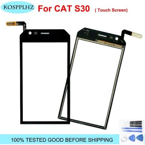 KOSPPLHZ Touch Panel For Caterpillar CAT S30 Sensor Touch Screen Perfect Repair Parts cat s30 replacement Without LCD