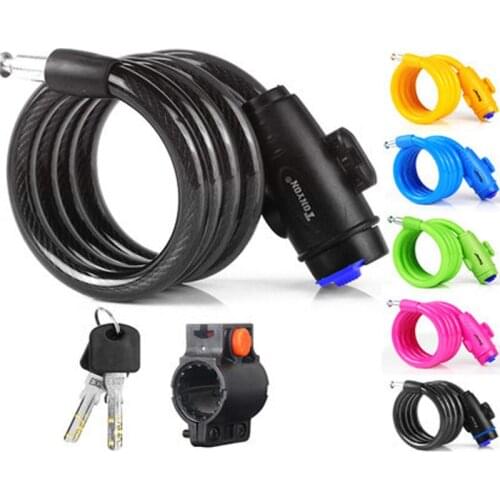 Universal Wire Lock Lock Bicycle Lock High Quality Steel Cycling Outdoor Mountain Bike Lock Bike Lock Bike Accessories