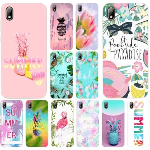 01 Cool in summer Silicone TPU Protective Cover Phone Case On Case For Huawei Y5 Y6 Y7 Prime 2019 Case Soft
