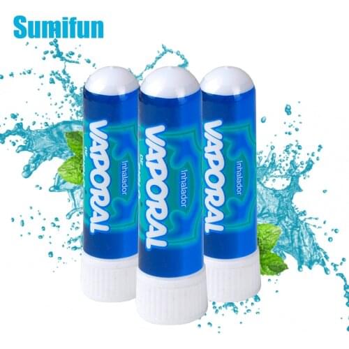 2/3/5Pcs Mint Nasal Inhaler Rhinitis Cool Cream Anti-Drowsy Essential Oils Nose Headache Congestion Relief Herbal Ointment