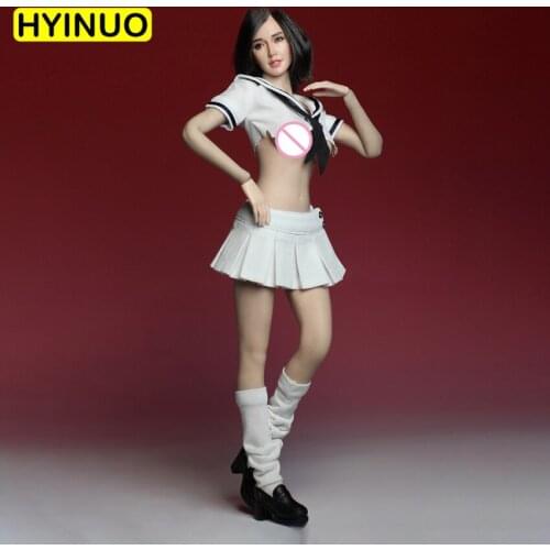 3 Models 1/6 Scale C018 Women Sexy Sailor Clothes Female Suit Student clothing Set Model for 12''Action Figure Body Accessories