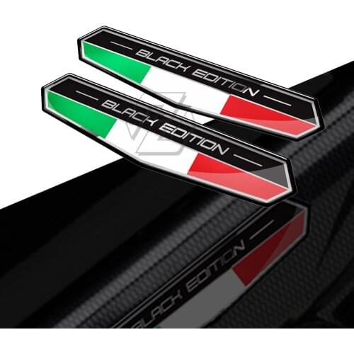 3D Motorbike Black Edition Decals for vespa scooter for ducati 821 796 795 monster 1199 1299 panigale