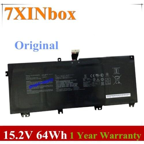 7XINbox 15.2V 64Wh Original B41N1711 Laptop Battery For Asus GL503VD GL703VD FX503VM FX63VD ZX63V Series