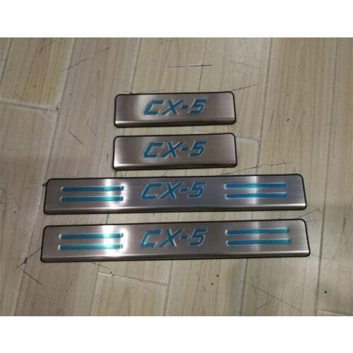 Car cover Auto parts High-quality stainless steel Scuff Plate/Door Sill fit For Mazda CX-5 Car styling