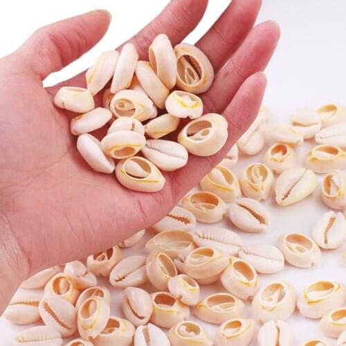 20Pcs Sea Shell Charm Beads Natural Conch Loose Beads For DIY Jewelry Making Necklace Bracelet Accessories Home Decoration