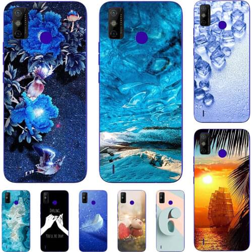 For itel A48 A56 Pro A16 Plus Cover For itel S15 S16 Pro Fashion Cool Cartoon Flower Capa Soft Silicone TPU Case