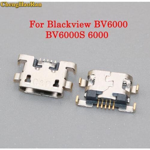 ChengHaoRan 1-5PCS for Blackview BV6000 BV6000S 6000 Micro usb jack socket USB Charge Charging Connector Plug Jack Dock