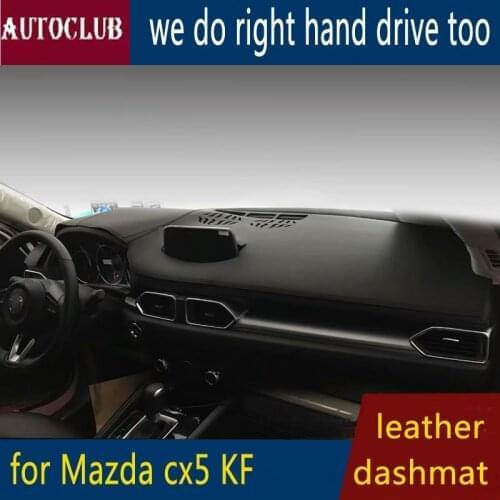 For Mazda CX-5 CX5 XF 2017 2018 2019 2020 2021 2022 Leather Dashmat Dashboard Cover CarMat SunShade Carpet Mats Car Accessories