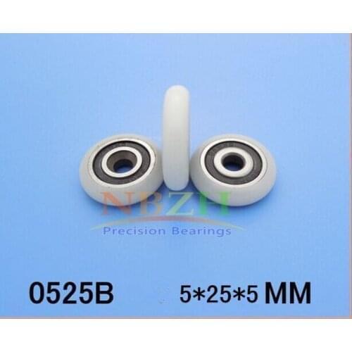 Door pulley 5*25*5mm Shower room pulley wheels shower room roller high quality nylon pom bearing