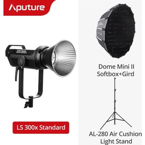 Aputure LS 300X Bi-Color 2700K-6500K tunable White Point Bowens mount V-mount plante compatible with Sidus Link App