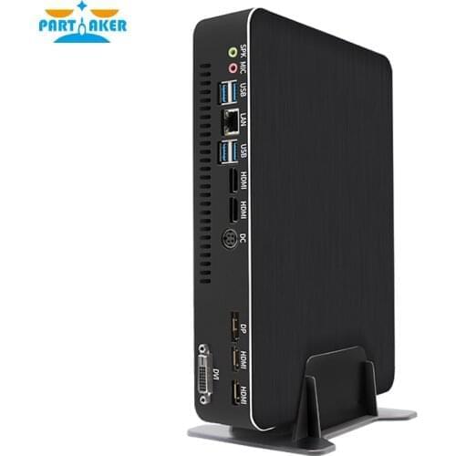 Partaker i9 9900 i7 9700 i3 9100F i5 8400 GTX1650 4G DDR4 game Mini PC Win 10 Desktop Computer Linux intel HTPC DP HDMI2.0 4K