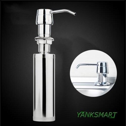 YANKSMART ABS Plastic Kitchen Sink Liquid Soap Dispenser Box Resist Rust Bathroom Hardware Accessories