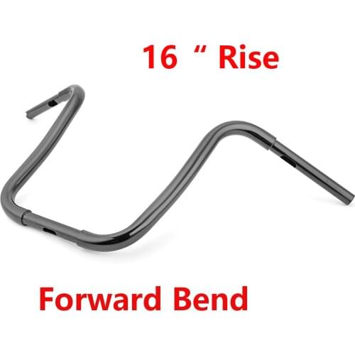 Gloss Black Rise 16" Monkey Ape Bar Handlebar For Harley Sporster Iron Roadster Motorbike Accessories