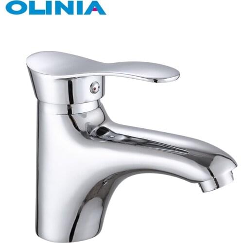 OLINIA basin mixer contemprorary bathroom faucets basin basin mixer polished surface single handle bathroom faucets basin OL8091