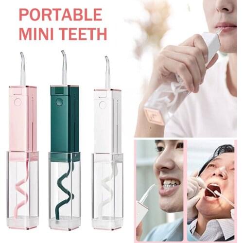 Portable Oral Irrigator Water Dental Flosser Water Jet Toothbrush Toothpick Nasal Irrigator Implement Teeth Cleaner Oral Hygiene