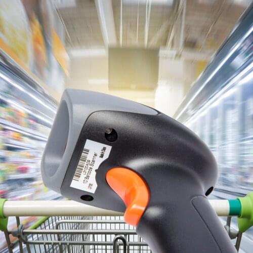 2021 Yanzeo L3100 Portable Handheld 1D Laser Barcode Scanner Wired Bar Code Reader For Supermarket Store