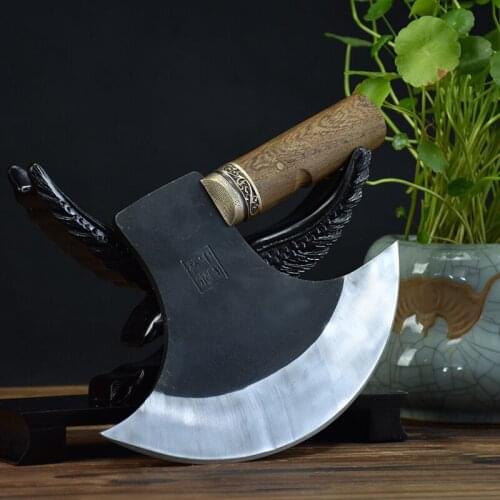 Dragon spring ghost hand made kitchen bone axe special bone axe blade pure hand forged big bone axe axe single hand axe