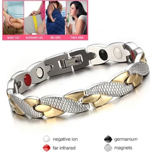 Sports Energy Slimming Bracelet Help Sleep Black Technology Negative Ion Fitness Bracelet Male Quantum Magnetic Therapy
