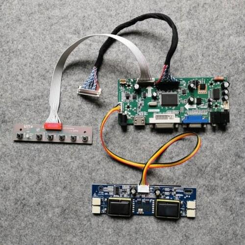 LCD panel controller board VGA DVI 1280*1024 30-Pin LVDS For M170EG01/M170EG02/M170EN07/M170EU01 screen Kit 4-CCFL MNT68676