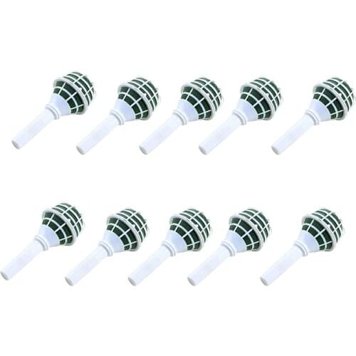 10PCS Foam Floral Handle Bouquet Holders Handle Bouquet Holder for Floral Arrangement Foam Kit Wedding Supplies