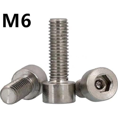 10PCS M6x6/8/10/12/80mm GB70.1 Titanium Bolt DIN912 Column Head Hexagon Socket Grey Color Ti Bolts Titanium Screws Ti Fasteners