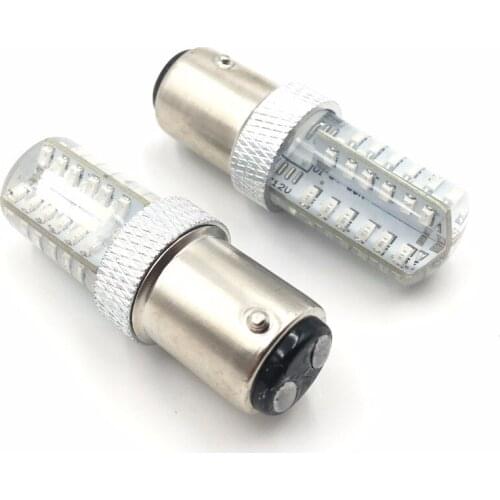 3014 1157 P21/5W BAY15d Car LED Stop Lights 48 SMD Car Brake Reverse Lamps Rear Fog Parking Bulbs 12V