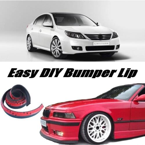 Bumper Lip Deflector Lips For Renault Latitude / Samsung SM5 / Safrane Front Spoiler Skirt For Body Kit / Strip