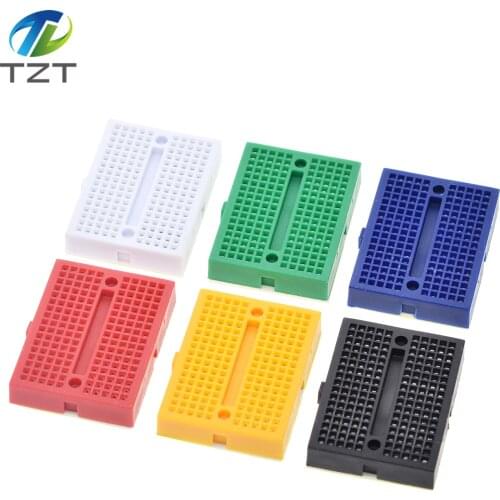 SYB-170 Mini Solderless Prototype Breadboard 170 Tie-points for arduino Diy Kit