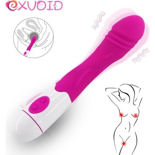 EXVOID Adult Products Magic Wand AV Stick 7 Mode Silicone Powerful Vibrators Dildo Vibrator Sex Toys for Women G-spot Massager