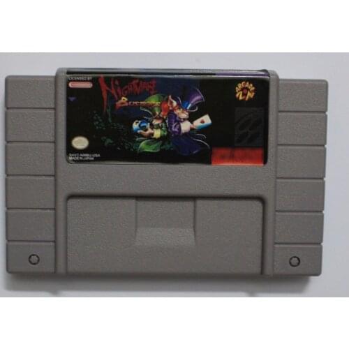 NightMare Busters 16 bit NTSC Big Gray Game Card For USA Version Game Player