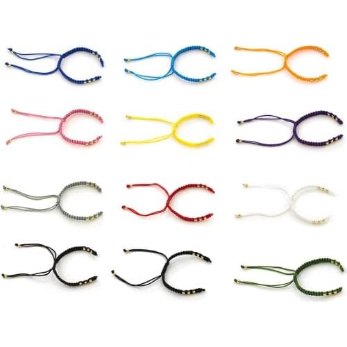 2021 Korean fashion hand woven semi-finished Bracelet sells well in Europe and America