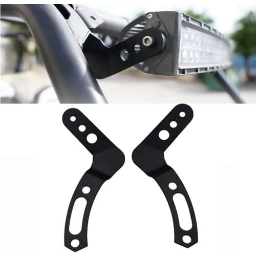 30" - 32" Upper LED Light Bar Mounting Brackets for UTV 2014-2019 Polaris RZR XP 1000 & 2015-2018 RZR 900 S900 S1000 EPS Models