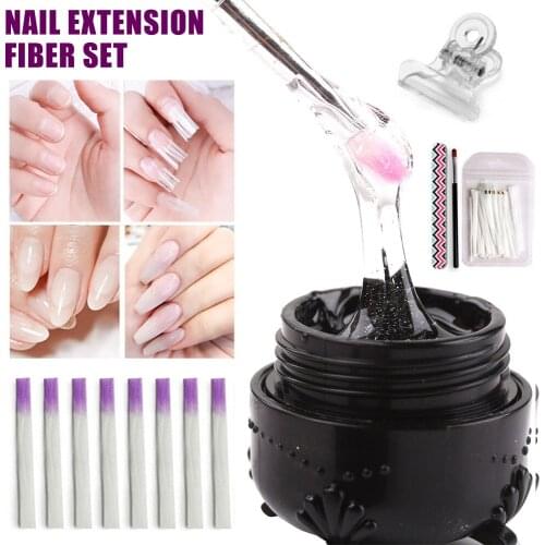 Nail Art Non-woven Silks Fiberglass Gel Tips Extension Fiber Glass Form Tools Kit SAL99