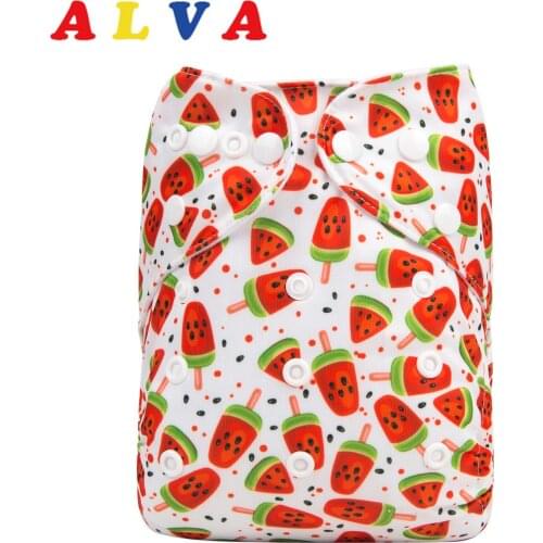 New Arrival! Alvababy Cloth Nappy Reusable Pocket Diapers Baby with Microfiber Insert