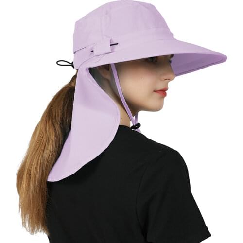Outfly New Summer Sun Visor Hat Removable Mask and Neck Multi-functional Outdoor Hat for Women and Men Unisex