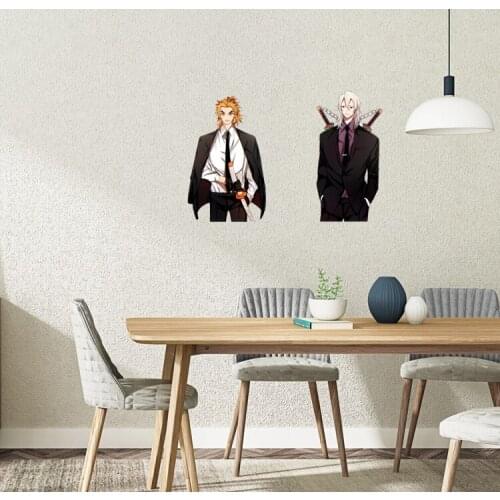 Three Ratels Swordsman Japan Anime Poster Self Adhesive Removable Wall Sticker Kids Room Decoration