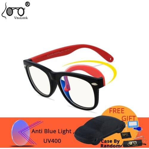 Silica Gel Kids Screen Glasses Gaming Blue Light Blocking Protective Computer for Boys Girls Child Kacamata Anti Radiasi