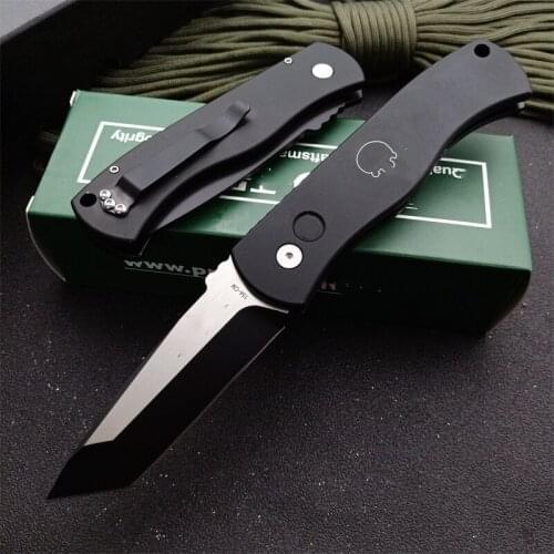 PROTE CQC7 Folding Knife 154-CM Blade Alumimum Handle Pocket Camping Hunt Knife Tactical Survival Knive