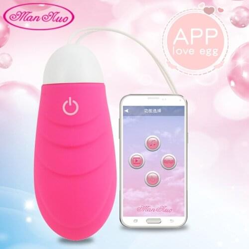 Man Nuo Wireless App Smart Phone Remote Control Vibrator Sex Toys for Woman USB Recharge IOS Android Bluetooth vibrator vibrador