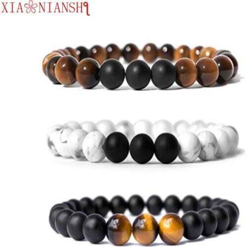 XIAONIANSHI New Buddha beads Bracelets Bangles Charm 100% Natural Stone Bracelet yoga Jewelry Men Women jewelry Hombre Best Gift