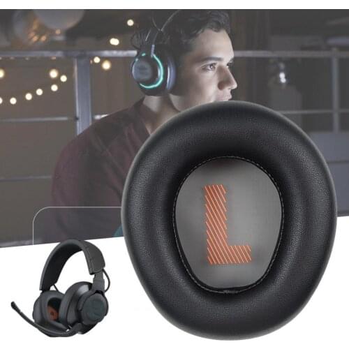 1 Pair Headphone Cushions Replaceable Dust-proof Breathable Gaming Headphone Sleeves for JBL QUANTUM Q800