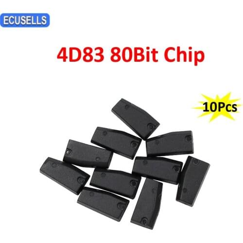 10Pcs/Lot Car Key Chip 4D83 80Bit Blank Ceramic Transponder Chip 4D63 ID83 Chip for Ford Focus for Mazda for Lincoln for Mecury