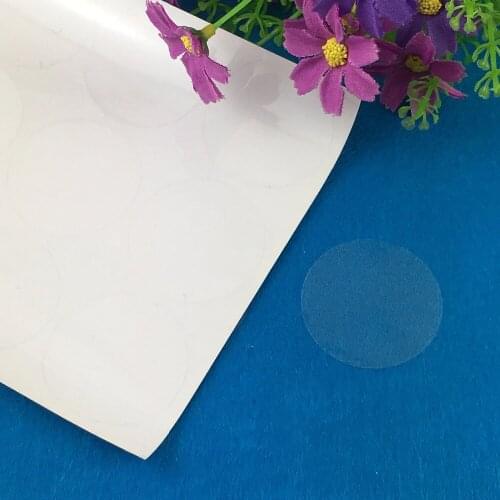 1200PCS/Lot 4cm Fashion round transparent paper Adhesive Labels sealing Stickers packaging For Jewelry/Box/gift/car/envelope