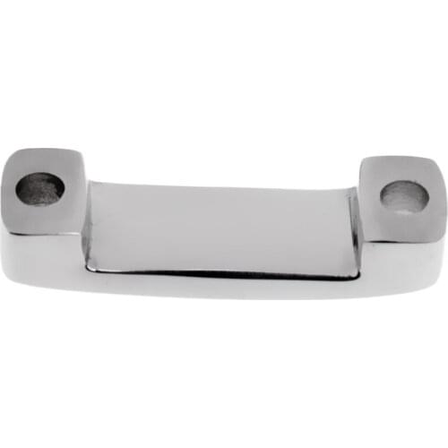 4pcs 316 Stainless Steel Boat Deck Fitting Rope Connection Eye Strap Loop, Tie Down Anchor Point Heavy Duty - Polished