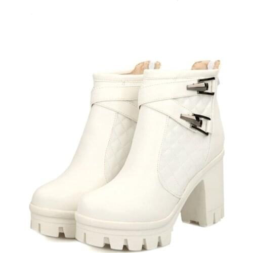 Big SizeSimple decorative short boots boots women shoes ankle boots for women ladies boots shoes woman winter