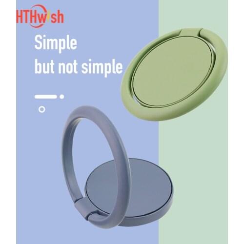 360 Degree Finger Ring Mobile Phone Smartphone Stand Holder Mount Support Accessories Round Phone Finger Stand Socket Holder