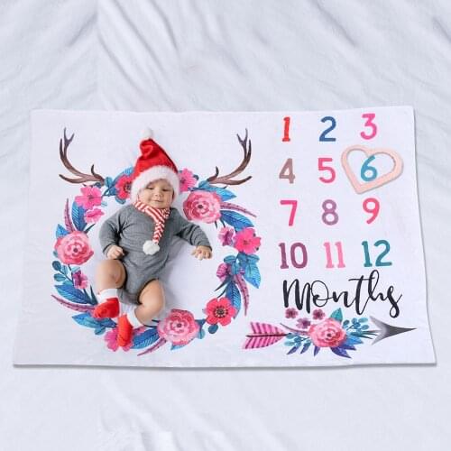 Newborn Infant Flannel Blanket Excellent Craftsmanship Well Durability Balloon Background Cloth Baby Photography Props