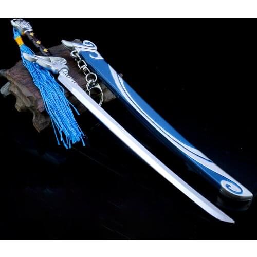 Game Peripheral Toy Knife Model Weapon Yasuo Blast Sword Hero Sword Alloy Metal Toy Ornament Model Sword