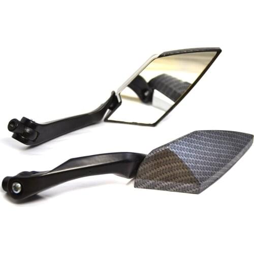 JAER 2X Motorcycle Mirror Scooter E-Bike Rearview Mirrors Back Side Mirror 8mm 10mm for Kawasaki ER6F ER6N Z750 Z1000 Z800 Z900